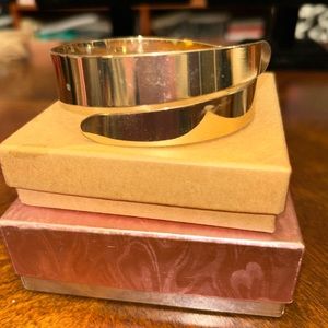 Gold plated bangle from lane Bryant.